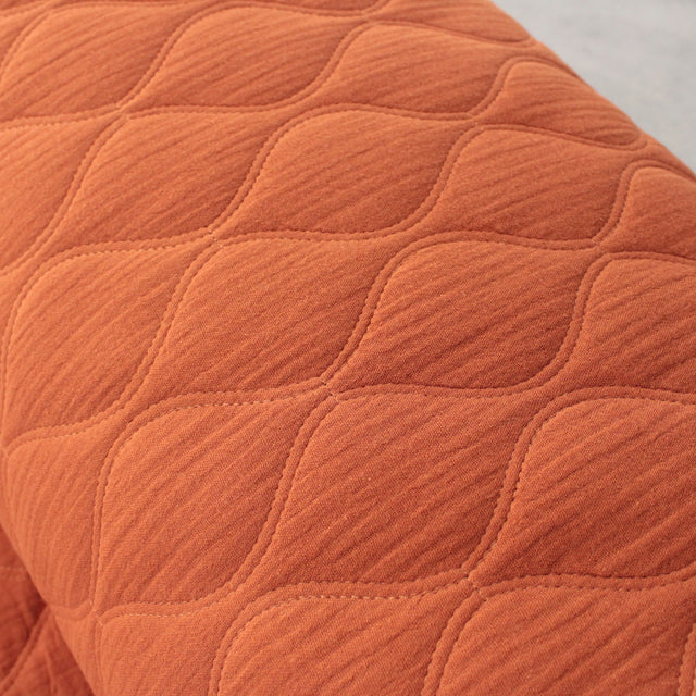 Cotton Double Gauze Quilt - Rust