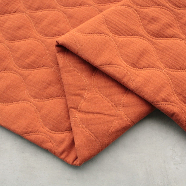 Cotton Double Gauze Quilt - Rust