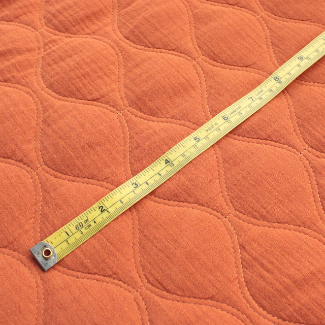 Cotton Double Gauze Quilt - Rust