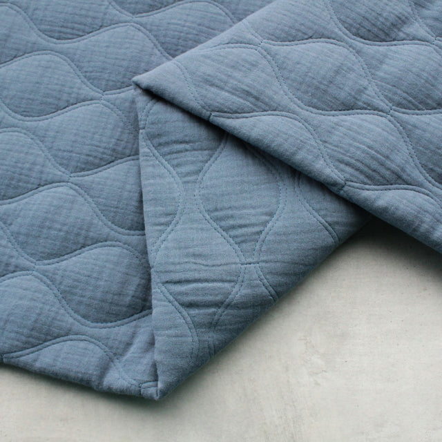 Cotton Double Gauze Quilt - Jeans