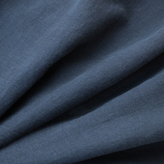 Washed Linen Twill - Indigo