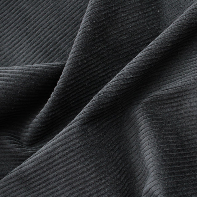 Washed 4.5 Wale Chunky Cord - Black