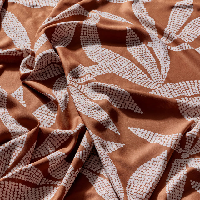 0.5m Remnant - ECOVERO™ Viscose 'Kaola' - Pecan Pie
