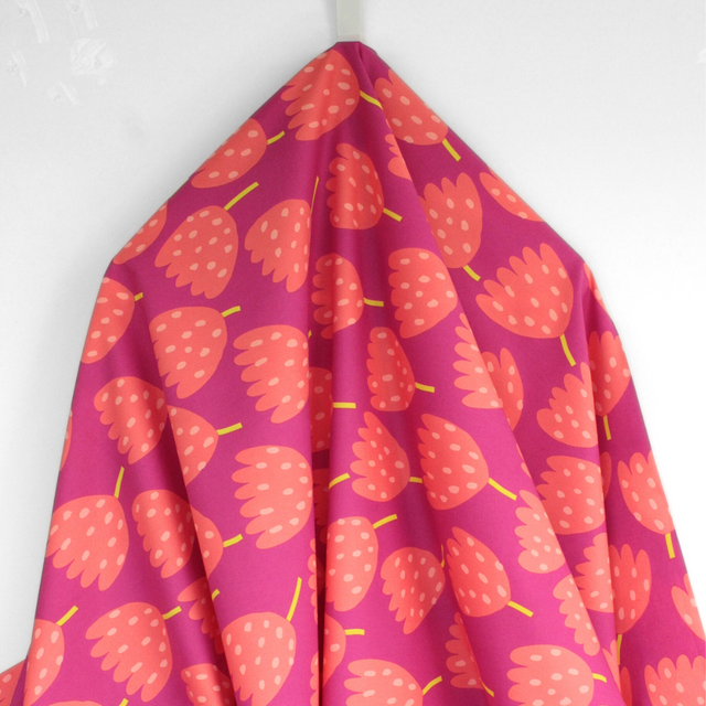Fine Cotton Poplin -  Tulips Pink