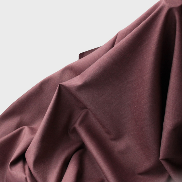 Italian Tropic Stretch Wool Linen Suiting - Terra Cotta