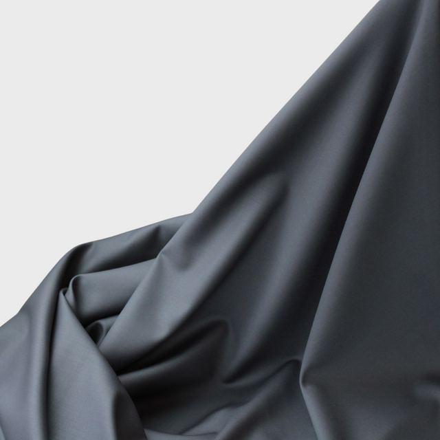 Super 110 Luxe Italian Wool Suiting - Smoke