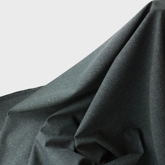 Super 130 Italian Wool Suiting - Sage/Black