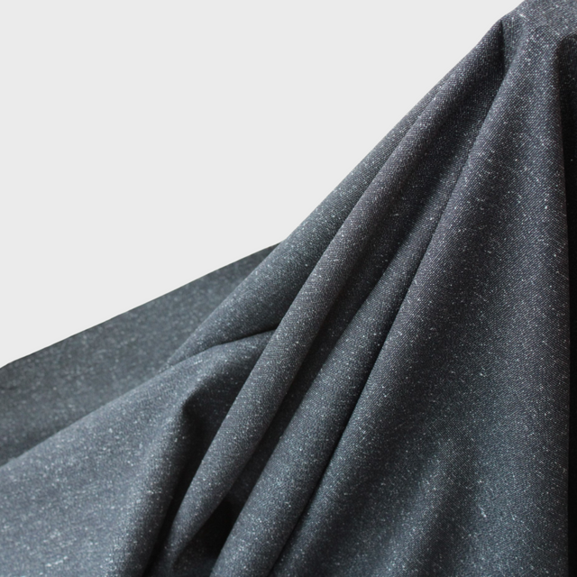 Super 130 Italian Wool Suiting - White/Navy