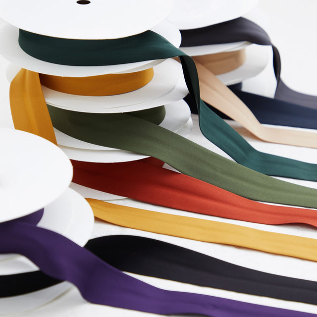 Thelma Bias Tape - Calm Grey