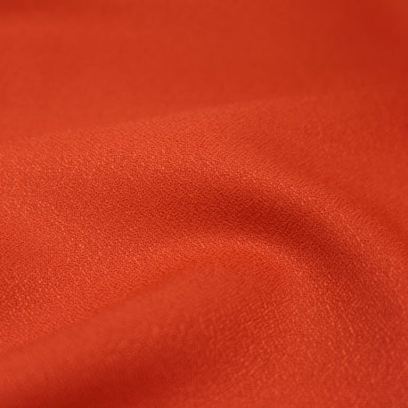 EcoVero™ Viscose Crepe - Tangerine