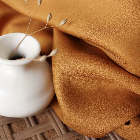 EcoVero™ Viscose Crepe - Ochre