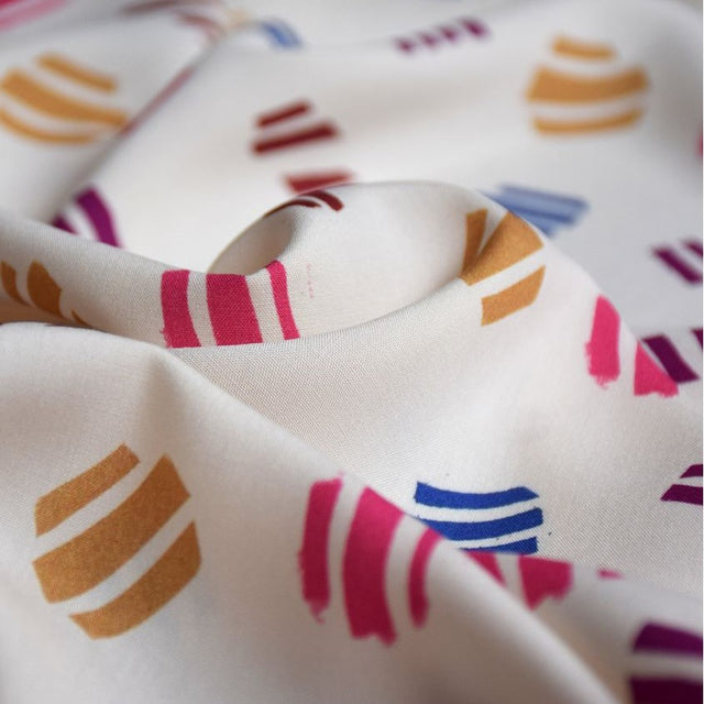 Cousette Viscose - Big Confetti Cream