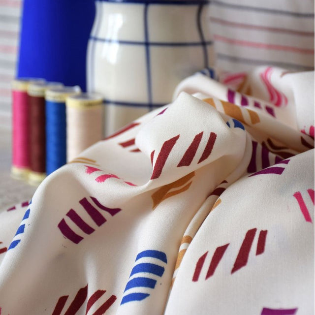 Cousette Viscose - Big Confetti Cream