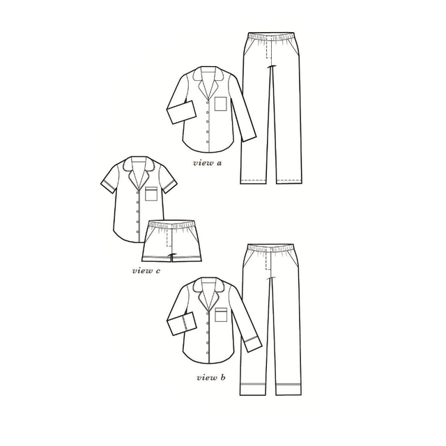 Closet Core Carolyn Pajama Pattern