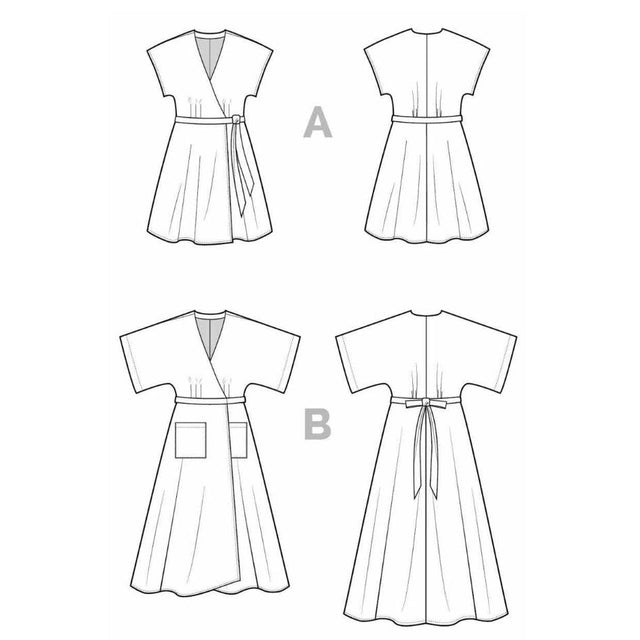 Closet Core Elodie Wrap Dress Pattern