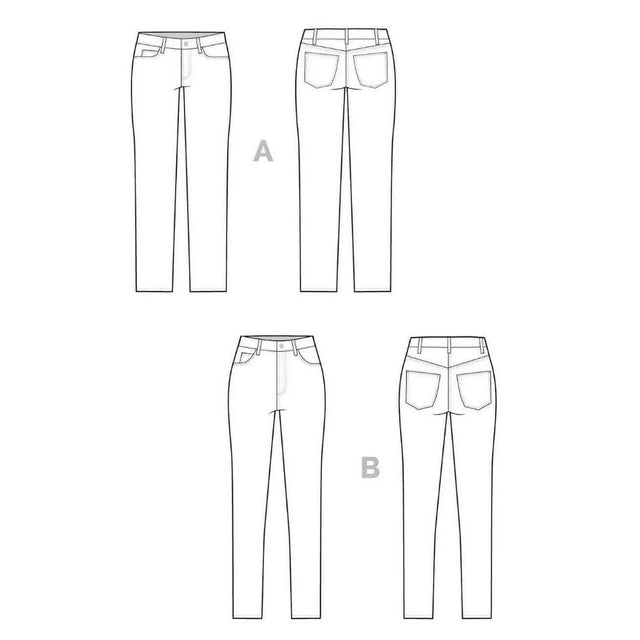 Closet Core Ginger Jeans Pattern