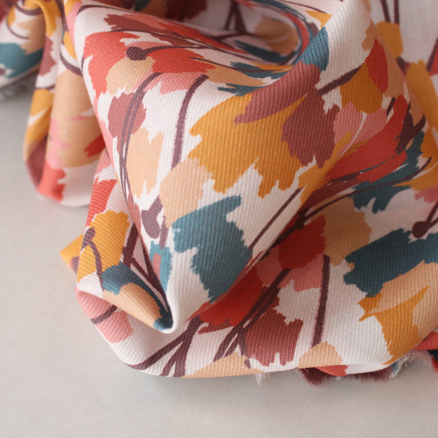 0.3m Remnant - Caress Cotton - Jaspe - Cayenne