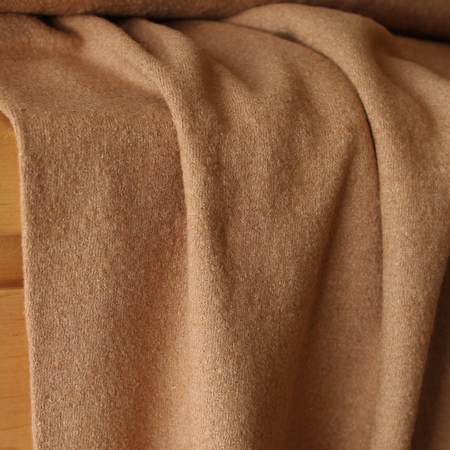1m Remnant - Boiled Wool - Camel