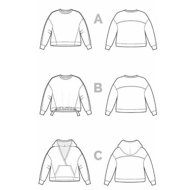 Closet Core Mile End Sweatshirt Pattern