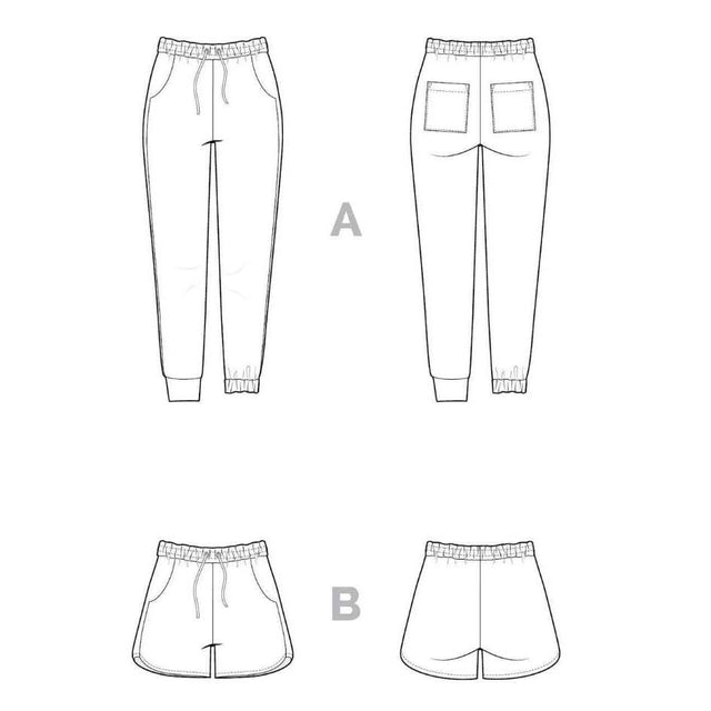 Closet Core Plateau Joggers Pattern