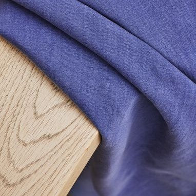 0.3m Remnant - Sera Weighty Cotton Blend - Lapis