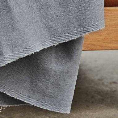 0.9m Remnant - Sera Weighty Cotton Blend Sky