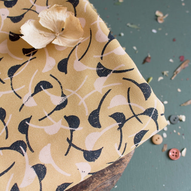 EcoVero Viscose 'Windy' - Mustard