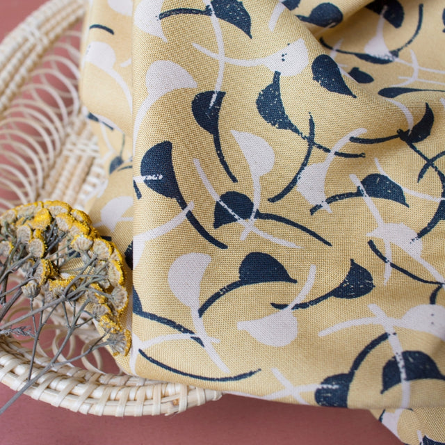 EcoVero Viscose 'Windy' - Mustard