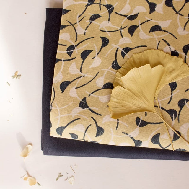 EcoVero Viscose 'Windy' - Mustard