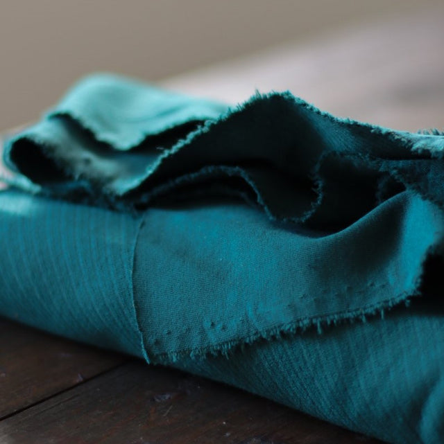 0.9m Remnant - Organic Biased Interlock - Tropical Green
