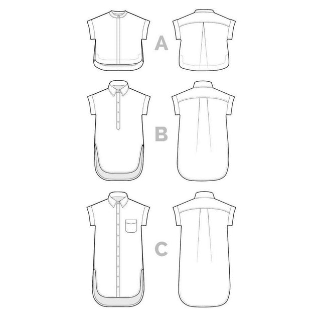 Closet Core Kalle Shirt & Shirtdress Pattern