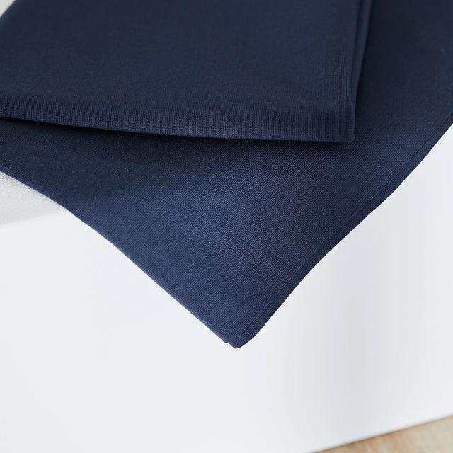 1.0m Remnant - Plain Ponte - Blueberry