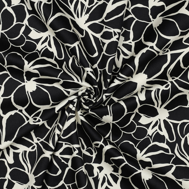 Nerida Hansen Cotton Satin - Magnolia Black