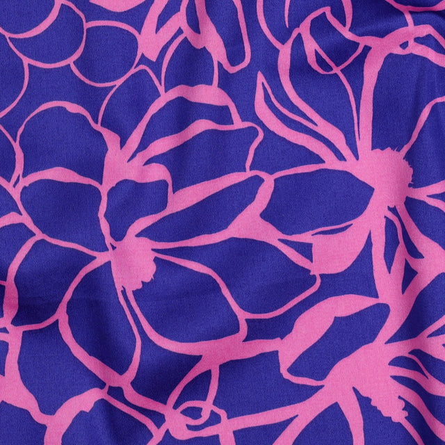 Nerida Hansen Cotton Satin - Magnolia Royal Blue