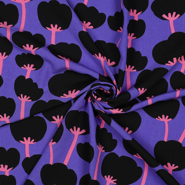 Nerida Hansen ECOVERO™ Viscose -  Poppies Purple