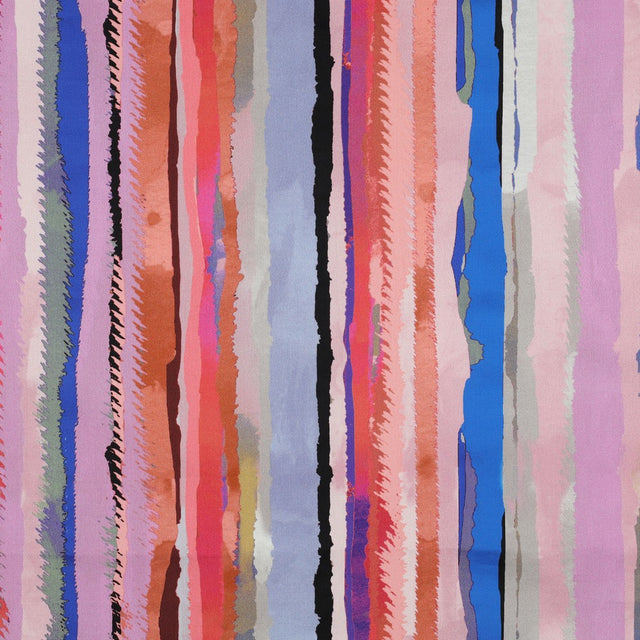 Cotton Satin - Stripes Mauve
