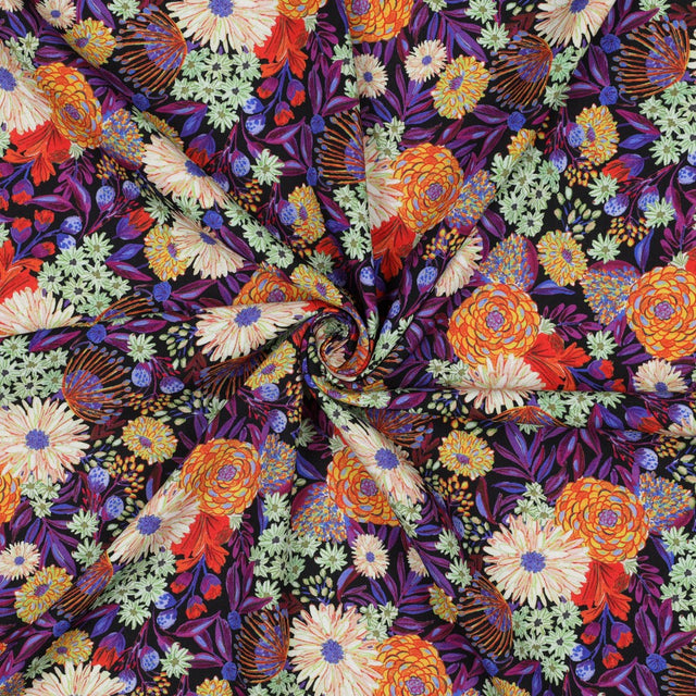 ECOVERO™ Viscose - Midnight Bouquet