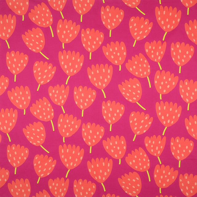 Fine Cotton Poplin Nerida Hansen -  Tulips Pink