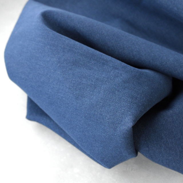 11oz Stretch Recycled Cotton Denim - Medium Washed Indigo