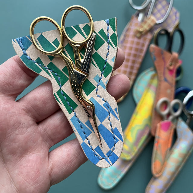 Nov 7th - Leather Marbling and Scissor Sheath Workshop with Ochre Lea