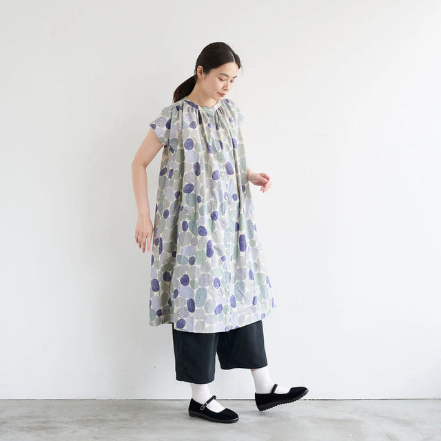 Bookhou Pathway Stones - Cotton + Linen Blend - Blue