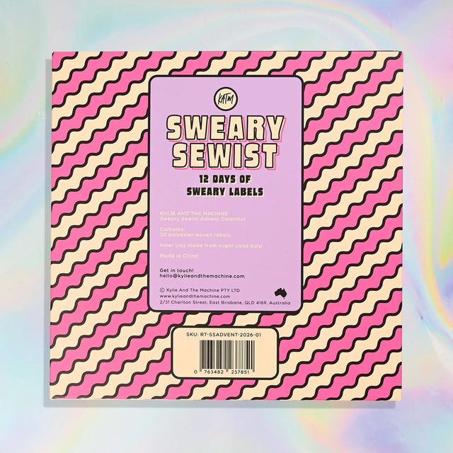 Kylie and the Machine 2026 Sweary Sewist Advent Calendar | 12 Days of Labels