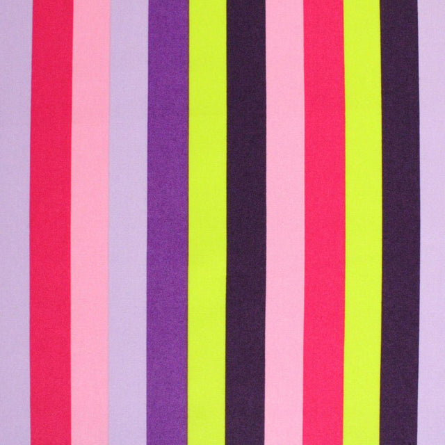 Nerida Hansen Fine Cotton Poplin -  Summer Stripe Purple