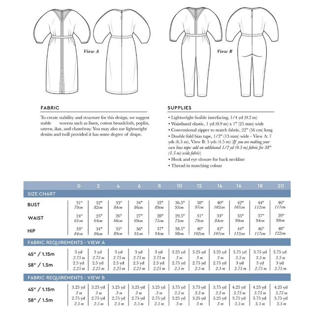 Closet Core Jo Dress + Jumpsuit Pattern