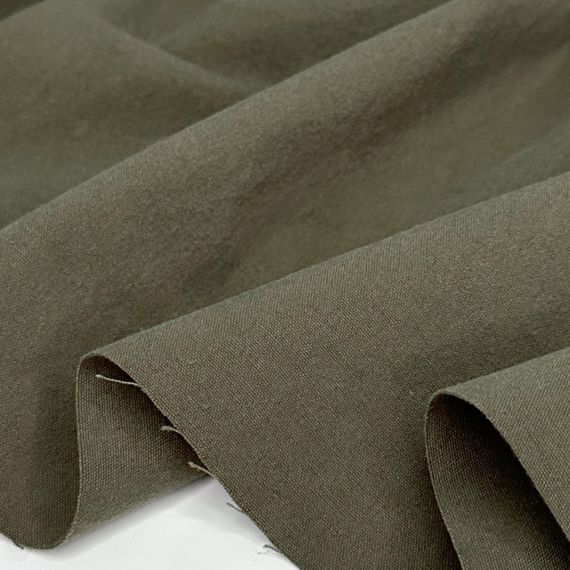 Midweight Organic Cotton Woven - Bark