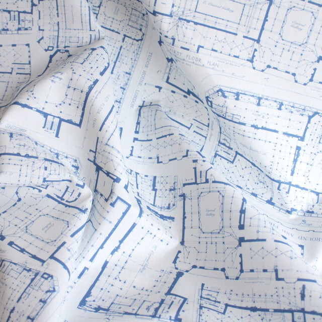 Liberty Fabrics Cotton Poplin - Blue Prints
