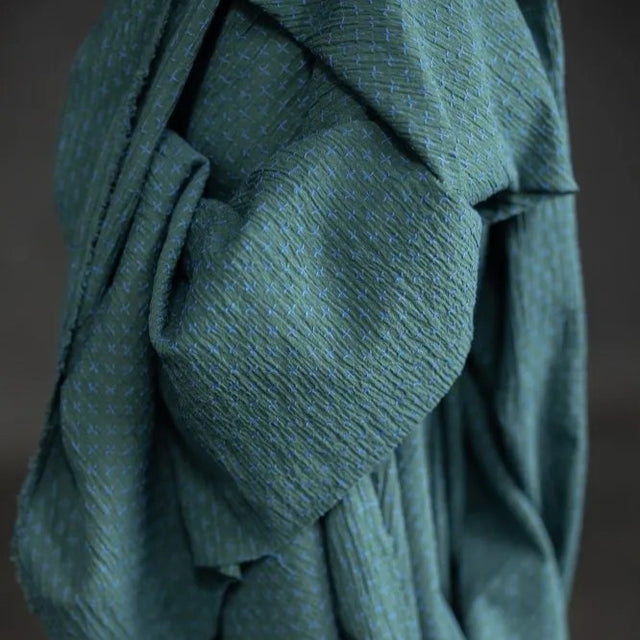 Merchant & Mills Indian Cotton - Belle Blues Cross Stitch