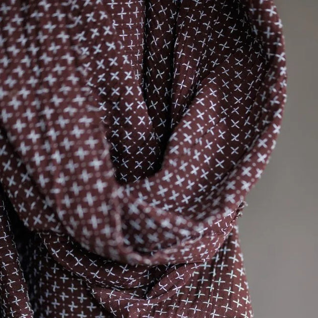 Merchant & Mills Indian Cotton - Cool Browns Cross Stitch