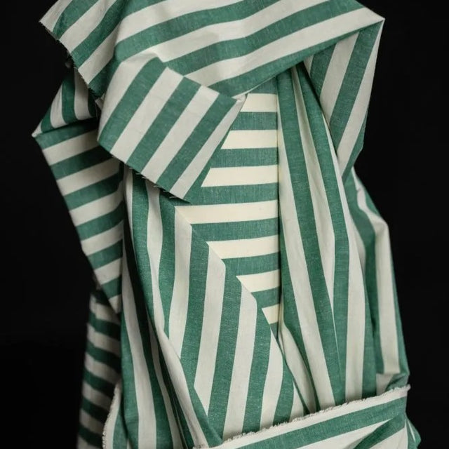 Merchant & Mills Linen + Organic Cotton Blend - Giardino Stripe