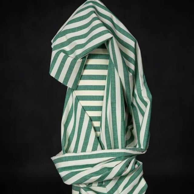 Merchant & Mills Linen + Organic Cotton Blend - Giardino Stripe